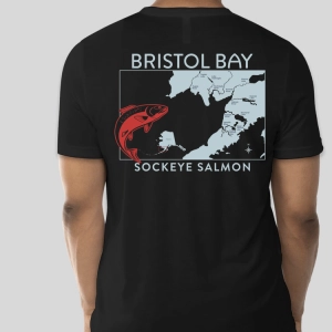 Bristol Bay Map T-shirt